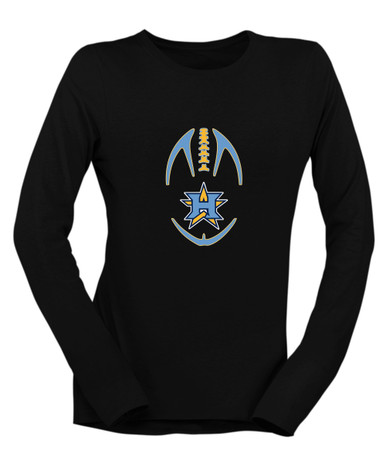 Heritage Patriots Football #4 Women's Premium LS T-Shirt