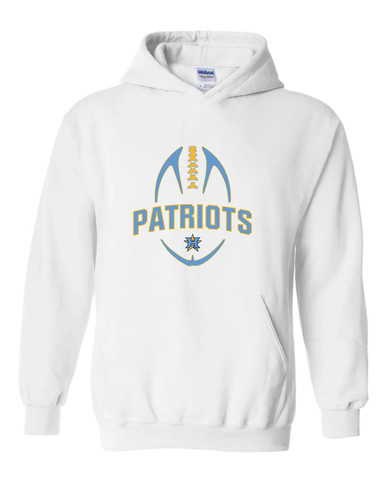 Heritage Patriots Football #5 Men's Hoodie