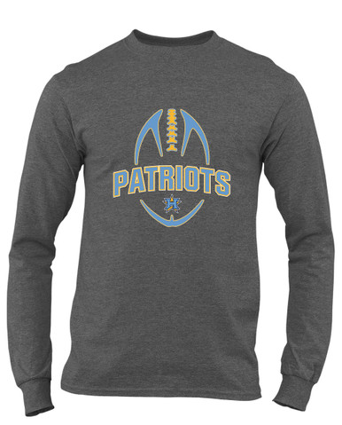 Heritage Patriots Football #5 Men's Premium LS T-Shirt