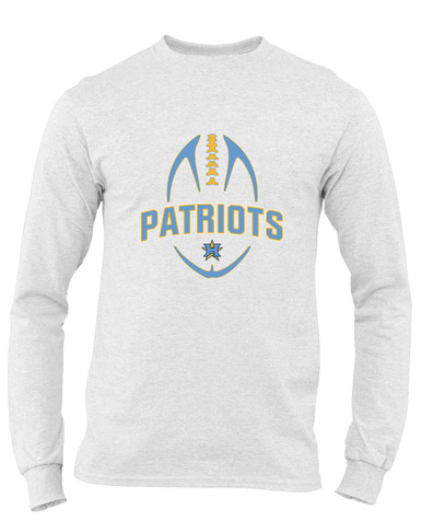 Heritage Patriots Football #5 Men's LS T-Shirt