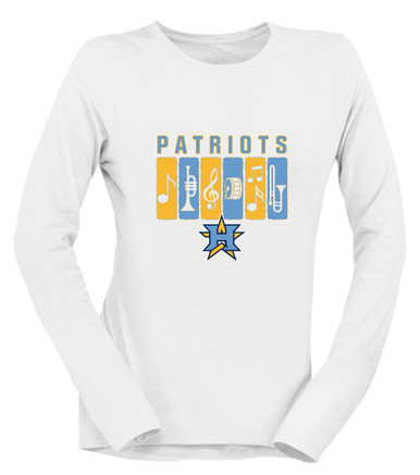 Heritage Patriots Band # 2 Women's Premium LS T-Shirt