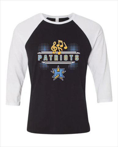 Heritage Patriots Band # 3 Men's Baseball T-Shirt