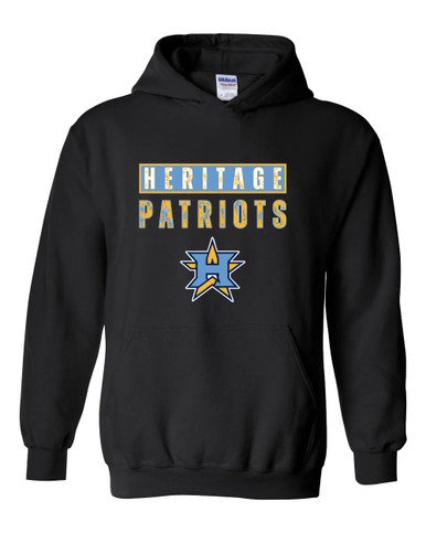 Heritage Patriots Mascot #9 Men's Hoodie