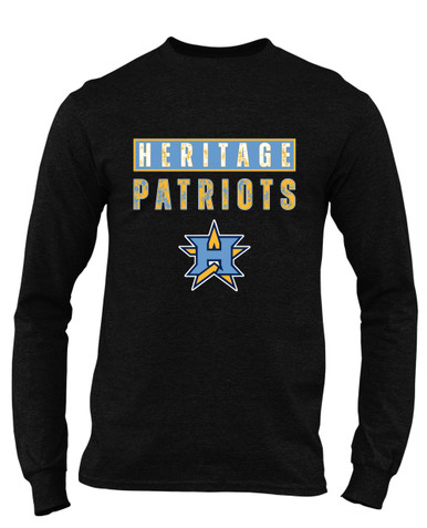 Heritage Patriots Mascot #9 Men's LS T-Shirt
