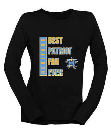 Heritage Patriots Best Patriot Fan Women's Premium LS T-Shirt