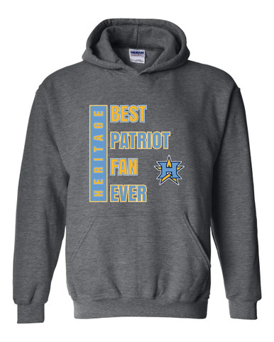Heritage Patriots Best Patriot Fan Men's Hoodie
