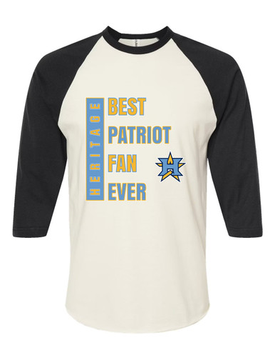Heritage Patriots Best Patriot Fan Men's Baseball T-Shirt