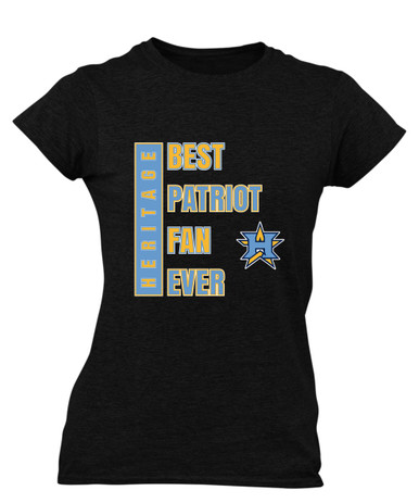 Heritage Patriots Best Patriot Fan Women's Premium SS T-Shirt