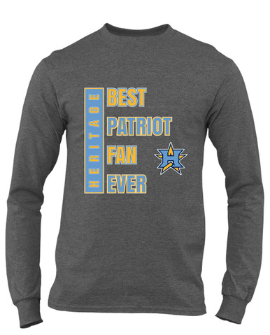 Heritage Patriots Best Patriot Fan Men's LS T-Shirt