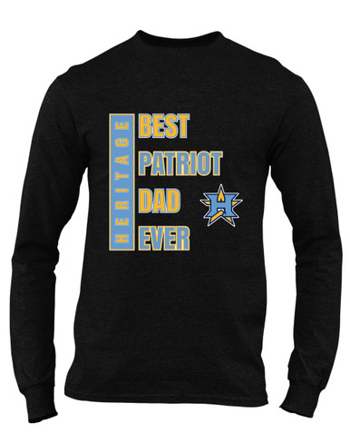 Heritage Patriots Best Patriot Dad Men's Premium LS T-Shirt