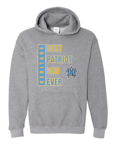 Heritage Patriots Best Patriot Dad Men's Hoodie