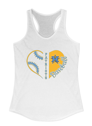 Heritage Patriots Heart Baseball Women's Tank Top