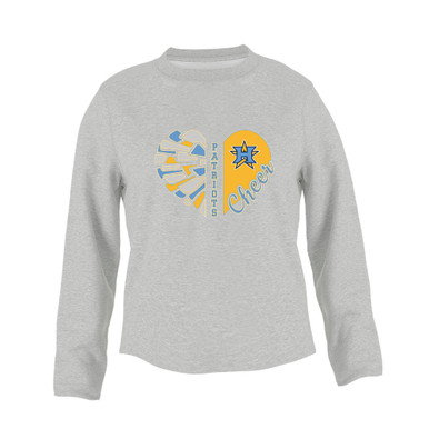 Heritage Patriots Heart Cheer Women's Sweatshirt