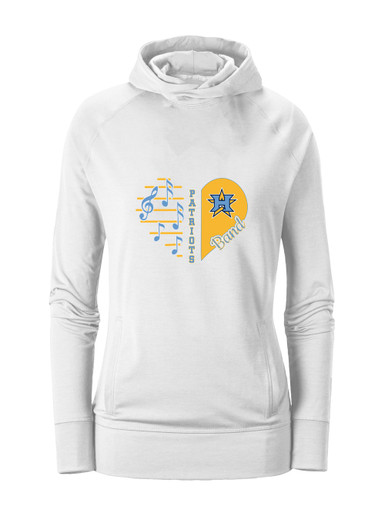 Heritage Patriots Heart Band Women's Hoodie