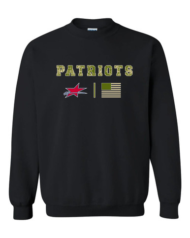 Northside Patriots Camo Flag Men's Sweatshirt