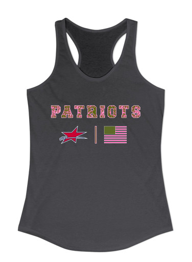 Northside Patriots Pink Camo Flag Women's Tank Top