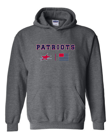Northside Patriots Team Colors Flag Men's Hoodie
