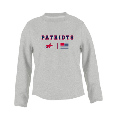 Northside Patriots Team Colors Flag Women's Sweatshirt