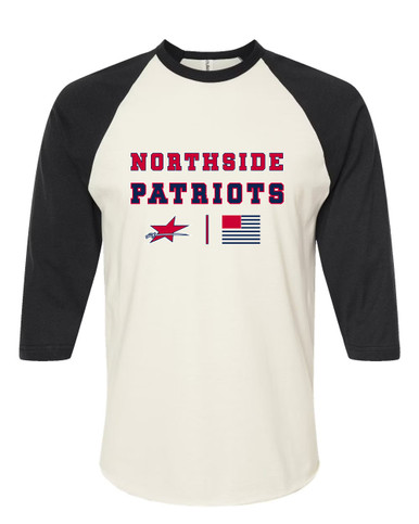Northside Patriots Spirit Flag Women's Baseball T-Shirt