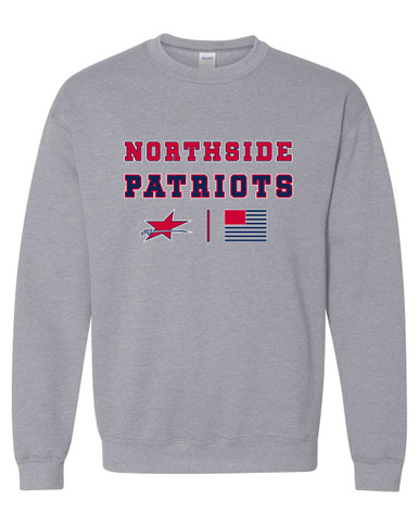 Northside Patriots Spirit Flag Men's Sweatshirt