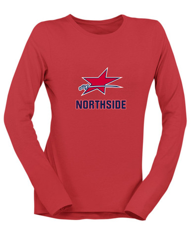 Northside Patriots Mascot #2 Women's LS T-Shirt