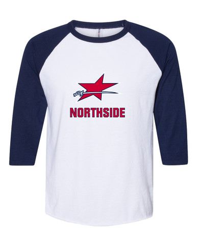 Northside Patriots Mascot #2 Men's Baseball T-Shirt