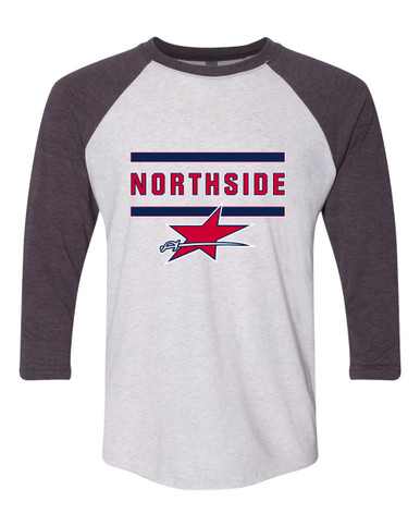 Northside Patriots Mascot #4 Men's Baseball T-Shirt