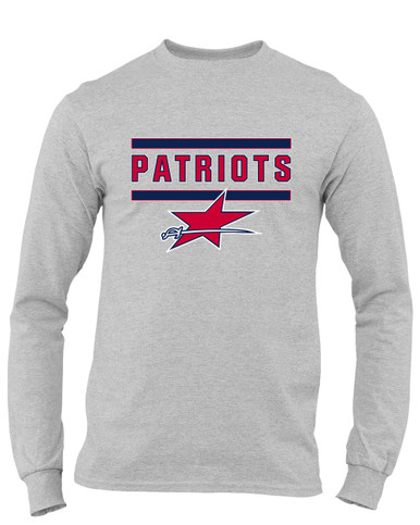 Northside Patriots Mascot #5 Men's LS T-Shirt