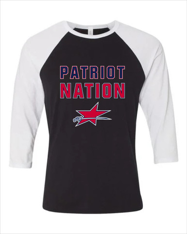 Northside Patriots Nation #2 Women's Baseball T-Shirt