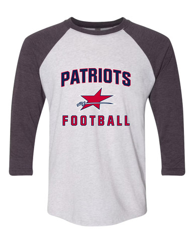 Northside Patriots Football #1 Women's Baseball T-Shirt