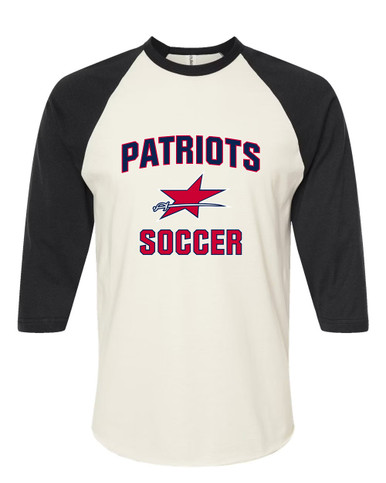 Northside Patriots Soccer #1 Men's Baseball T-Shirt