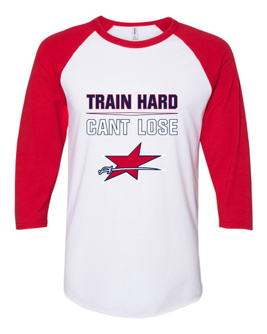 Northside Patriots Train Hard, Can't Lose Women's Baseball T-Shirt