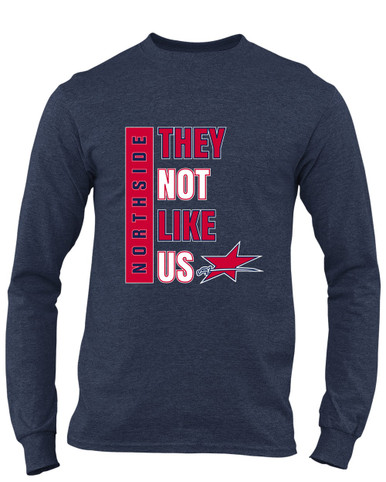 Northside Patriots They Not Like Us #1 Men's Premium LS T-Shirt