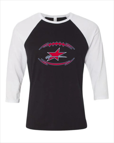 Northside Patriots Football #3 Women's Baseball T-Shirt