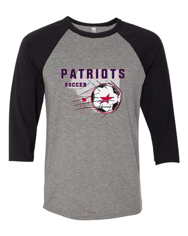 Northside Patriots Soccer #2 Women's Baseball T-Shirt