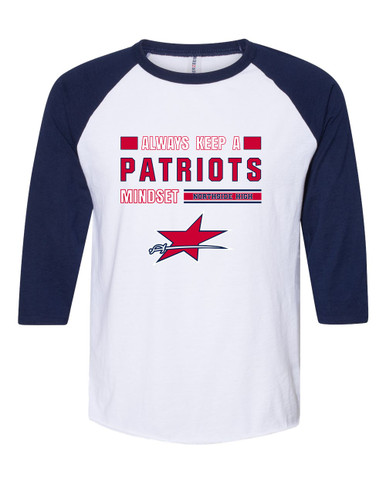 Northside Patriots Mindset Women's Baseball T-Shirt