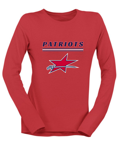 Northside Patriots Mascot #8 Women's Premium LS T-Shirt