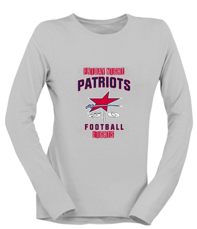 Northside Patriots Football #6 Women's LS T-Shirt