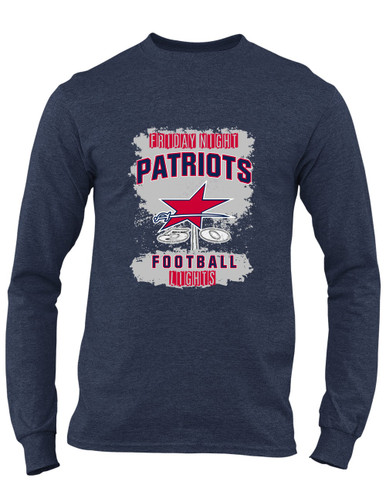 Northside Patriots Football #6 Men's Premium LS T-Shirt