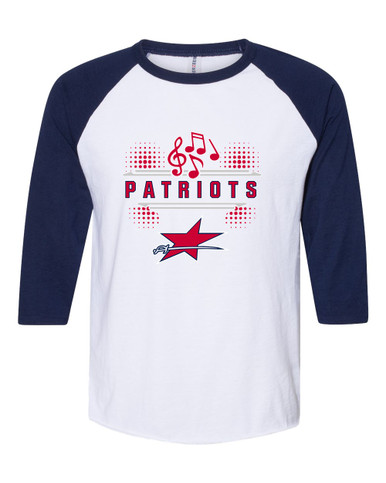 Northside Patriots Band # 3 Men's Baseball T-Shirt