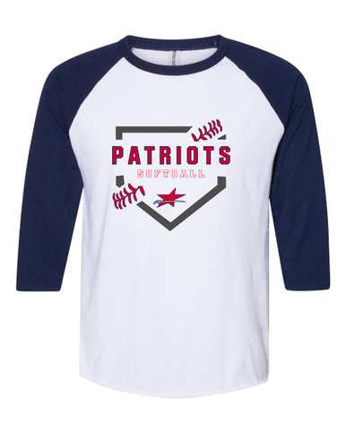 Northside Patriots Softball #2 Women's Baseball T-Shirt