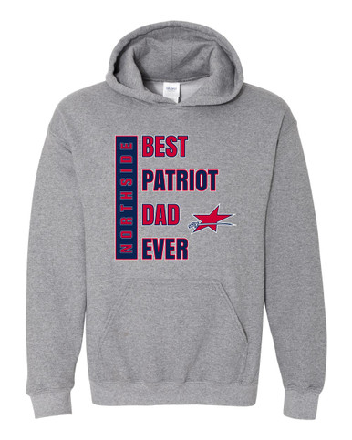 Northside Patriots Best Patriot Dad Men's Hoodie