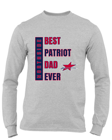 Northside Patriots Best Patriot Dad Men's LS T-Shirt