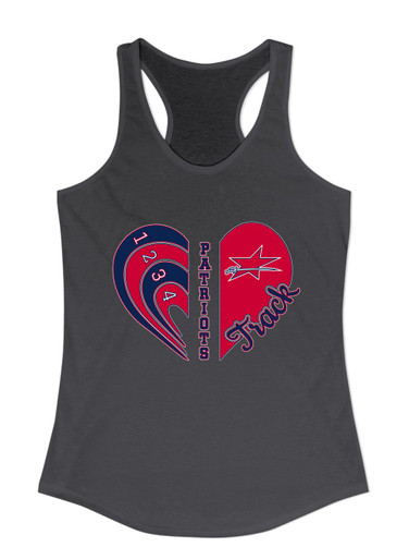 Northside Patriots Heart Track Women's Tank Top