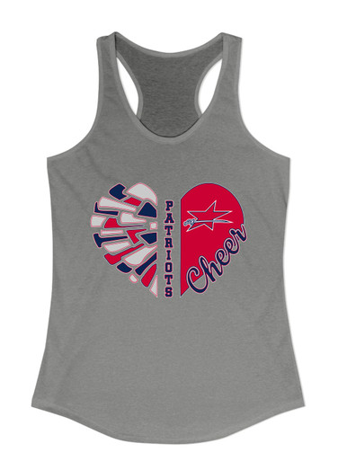 Northside Patriots Heart Cheer Women's Tank Top