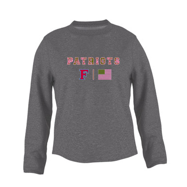 Freedom Patriots Pink Camo Flag Women's Sweatshirt