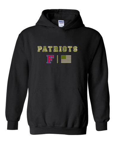 Freedom Patriots Camo Flag Men's Hoodie
