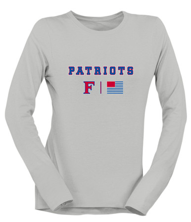 Freedom Patriots Team Colors Flag Women's Premium LS T-Shirt