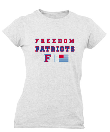 Freedom Patriots Spirit Flag Women's Premium SS T-Shirt