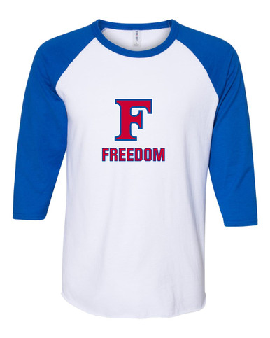 Freedom Patriots Mascot #2 Women's Baseball T-Shirt